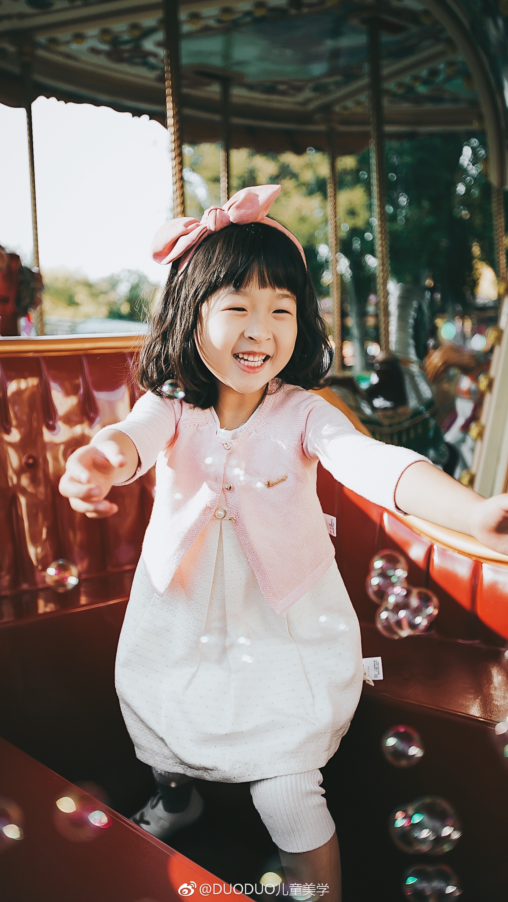 儿童写真客片:公园 游乐园拍摄