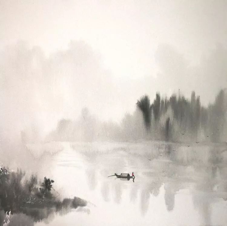 这组水墨画,刷爆了眼球,真的好美!