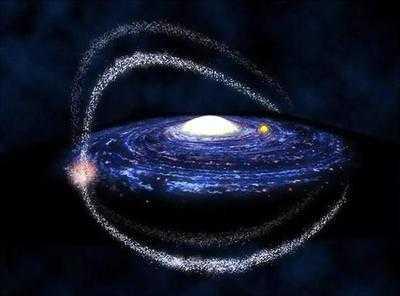 行星有卫星环绕,恒星有行星环绕,银河系也有一群天体在环绕运行