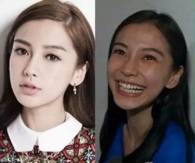 卸妆前和卸妆后,有时候很困惑,杨颖和baby怎么长的那么像?