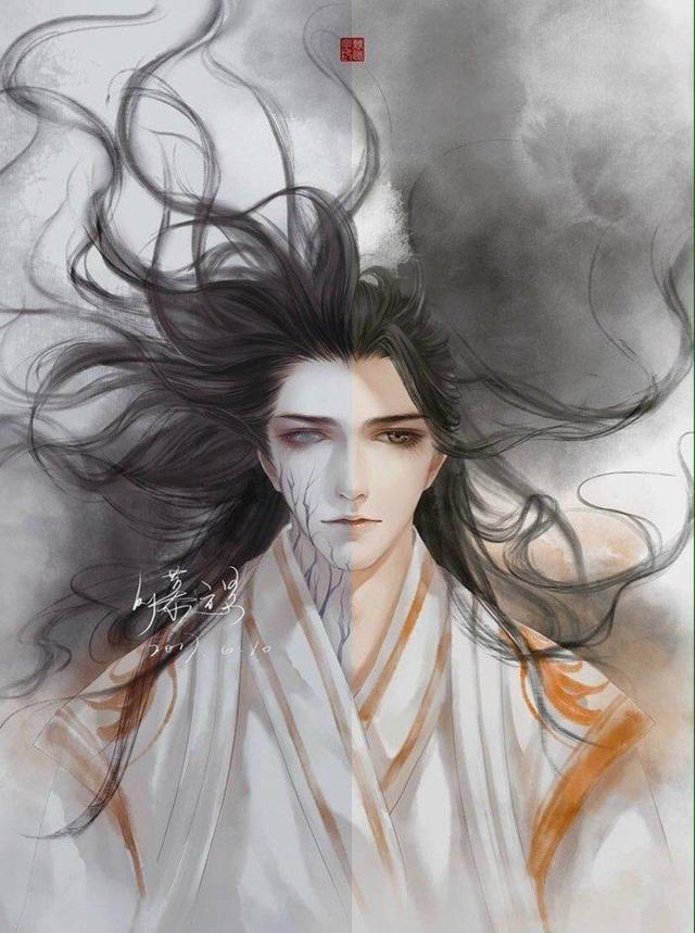 画师笔下的温宁谁能想到当初翩翩少年如今已是十方邪煞