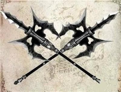 据《三国志》记载:典韦好持大双戟与长刀等,军中为之语曰:"帐下壮士有