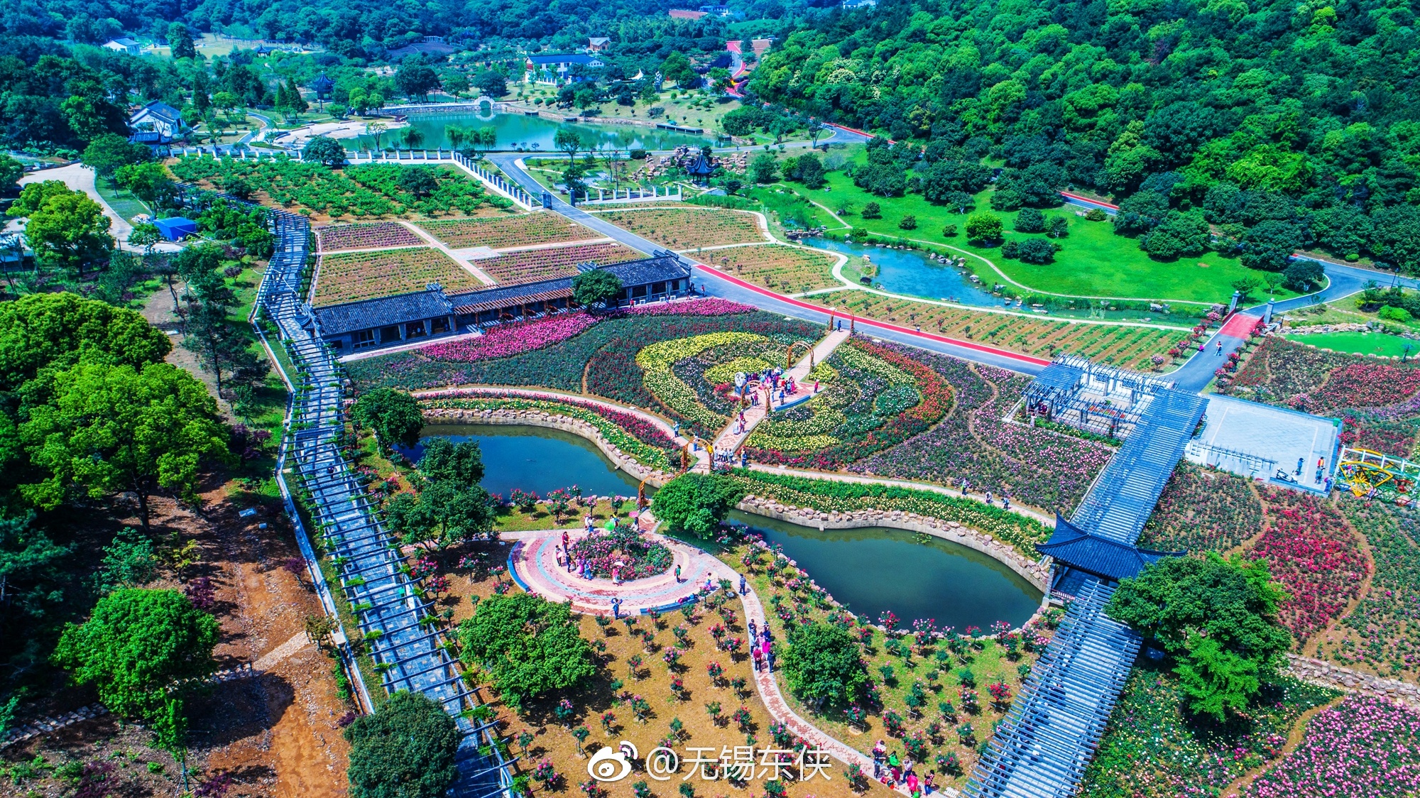 龙寺生态园全景图图片