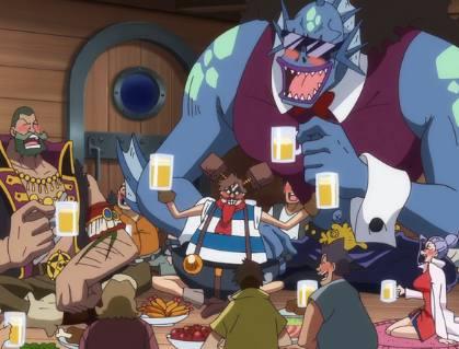 沃德海贼团船上没有一个弱角色,不过都是老一辈的海贼了,他们船上唯一