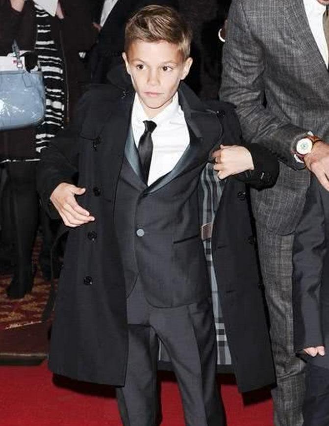 贝克汉姆二儿子罗密欧晒旧照脸蛋胖乎乎被网友错认成小七