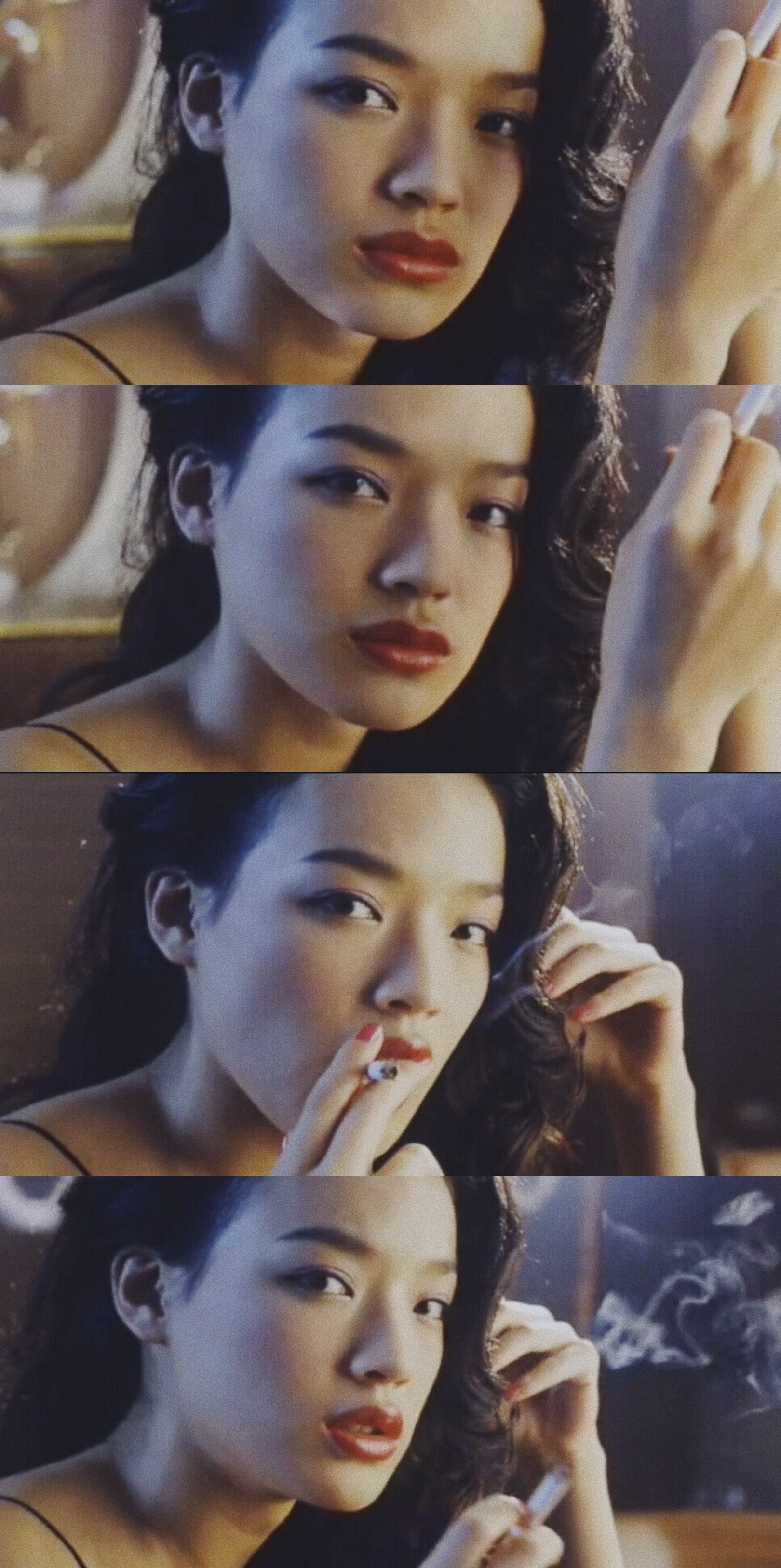 舒淇x半支烟纯真和迷离性感掺杂着寂寞太有诱惑力