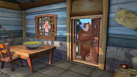 熊出没两头熊带着萝卜头去光头强家找萝卜熊二进屋后却晕倒了