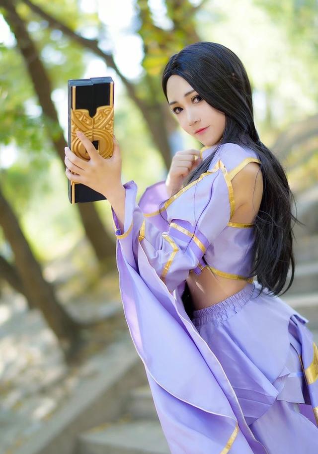 柔弱女子 露娜紫霞仙子 王者荣耀cosplay