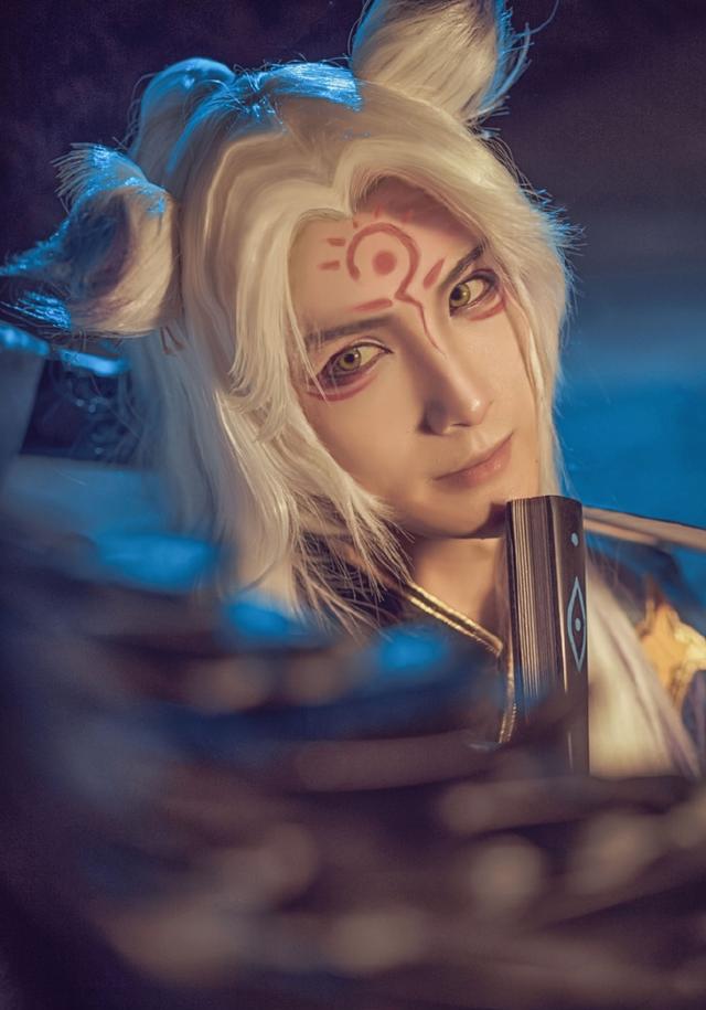 《阴阳师手游》大天狗,妖狐cos帅翻了我的少女心