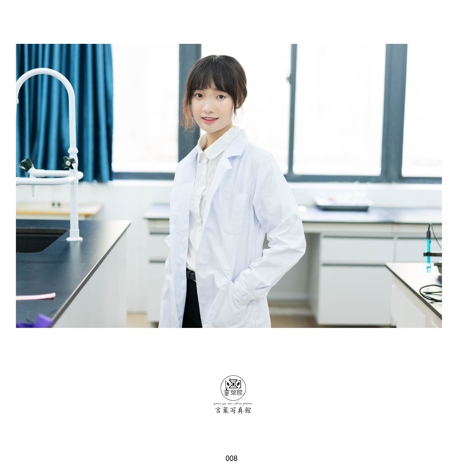 药学专业毕业写真拍摄之白大褂篇