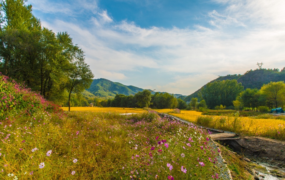 在河北承德热河饮马川,秋,已浓的化不开了.