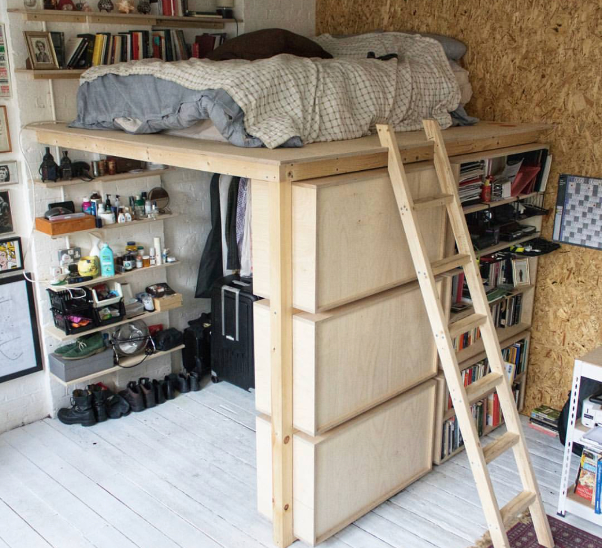 又一波 loft bed 设计 .