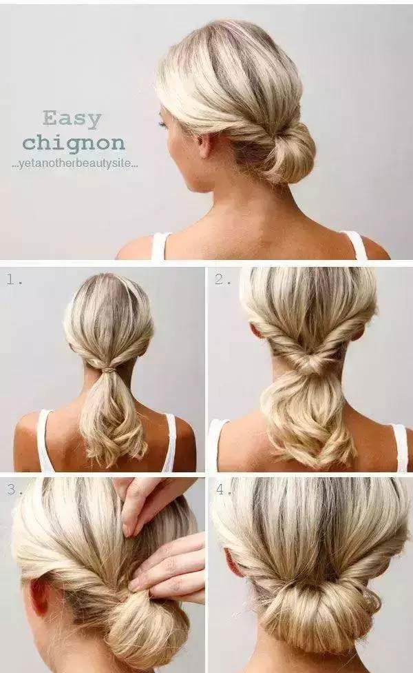 两条麻花辫编好后,打结打结,最后用发夹一固定让你美到没朋友!