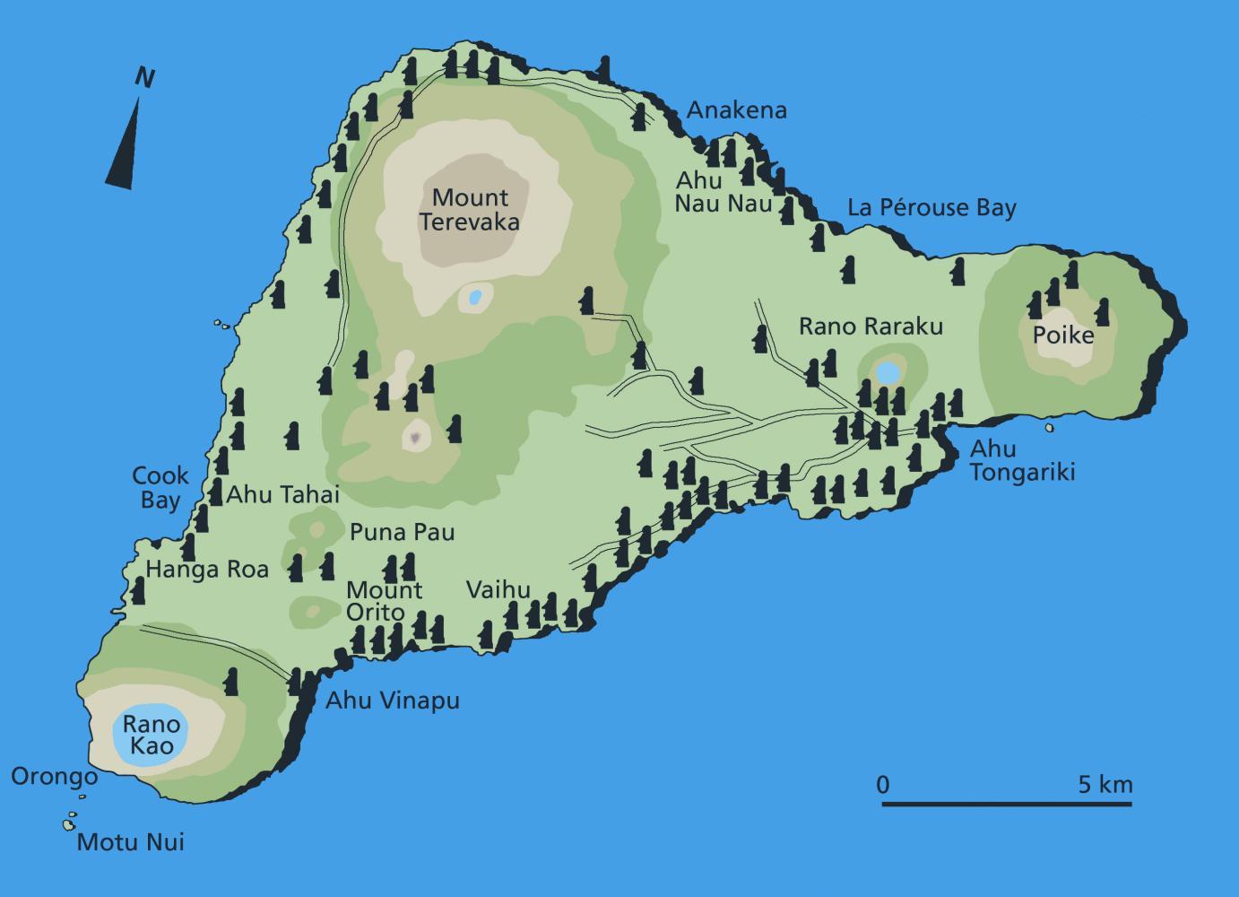 复活节岛的位置图片