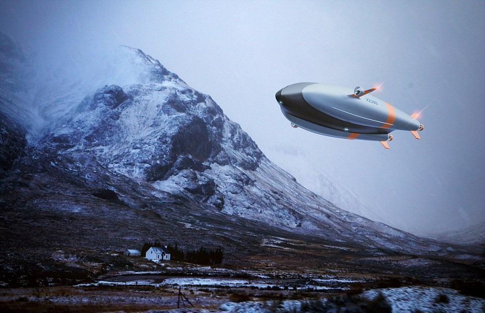 新概念无人飞艇彻底革新警方战斗力然而却只能在水上起降