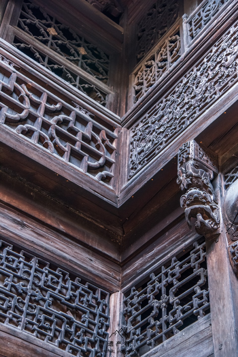 安徽西递村,清代小姐绣楼 67安徽西递村,清代小姐