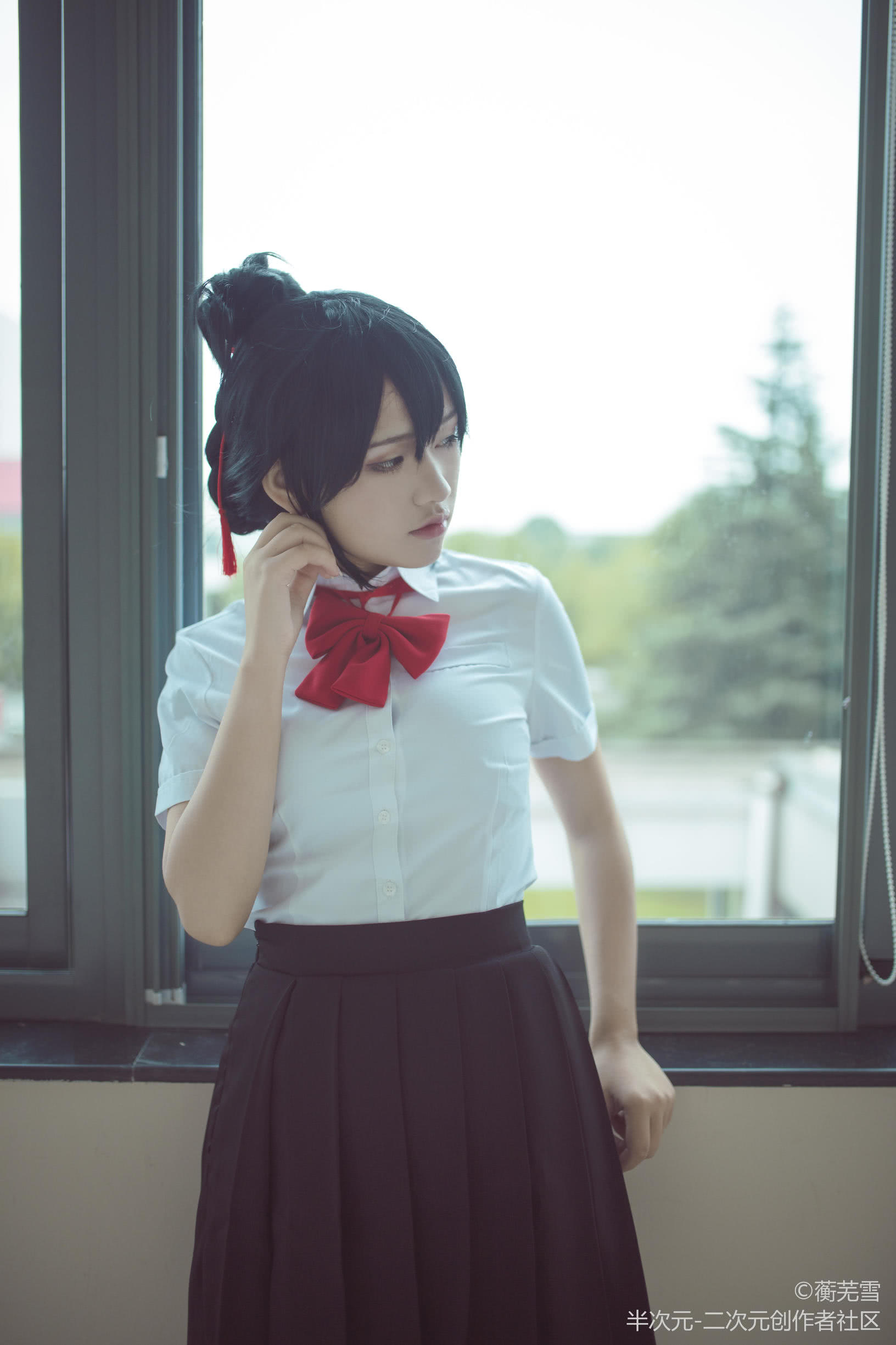 cos正片:你的名字――宫水三叶 制服妹子 呆萌