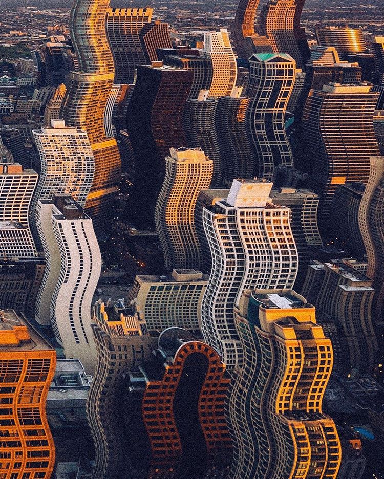 扭曲的城市.by.elise swopes