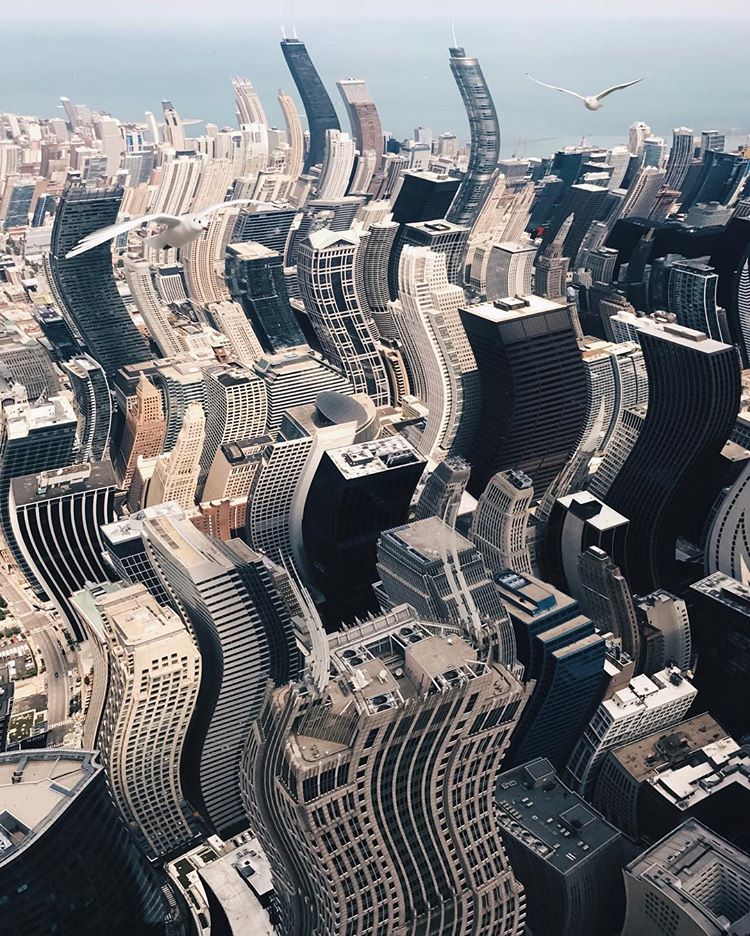 扭曲的城市.by.elise swopes