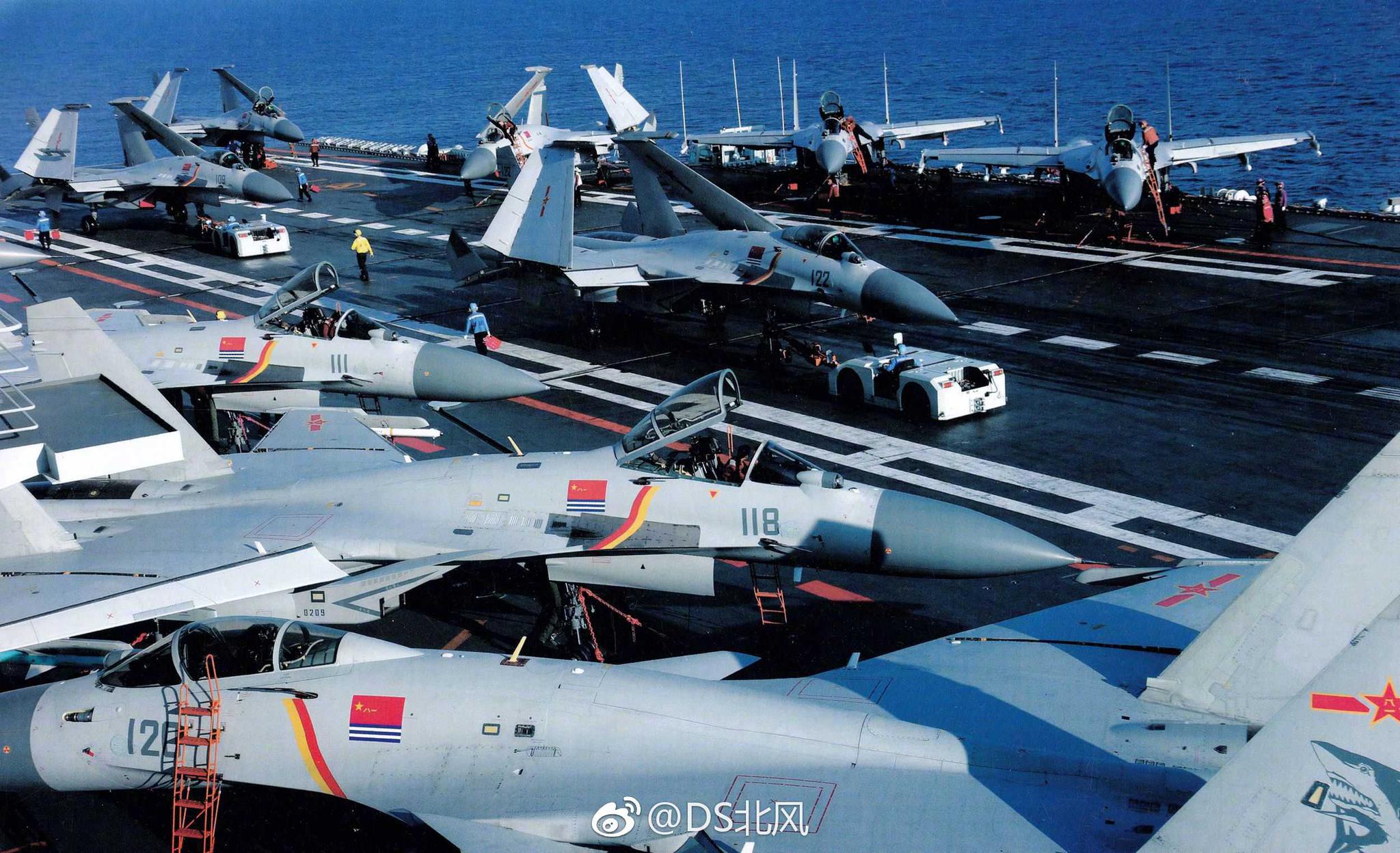 中国舰载机部队砺剑海天原图刊载现代舰船鼎盛yangheng扫图