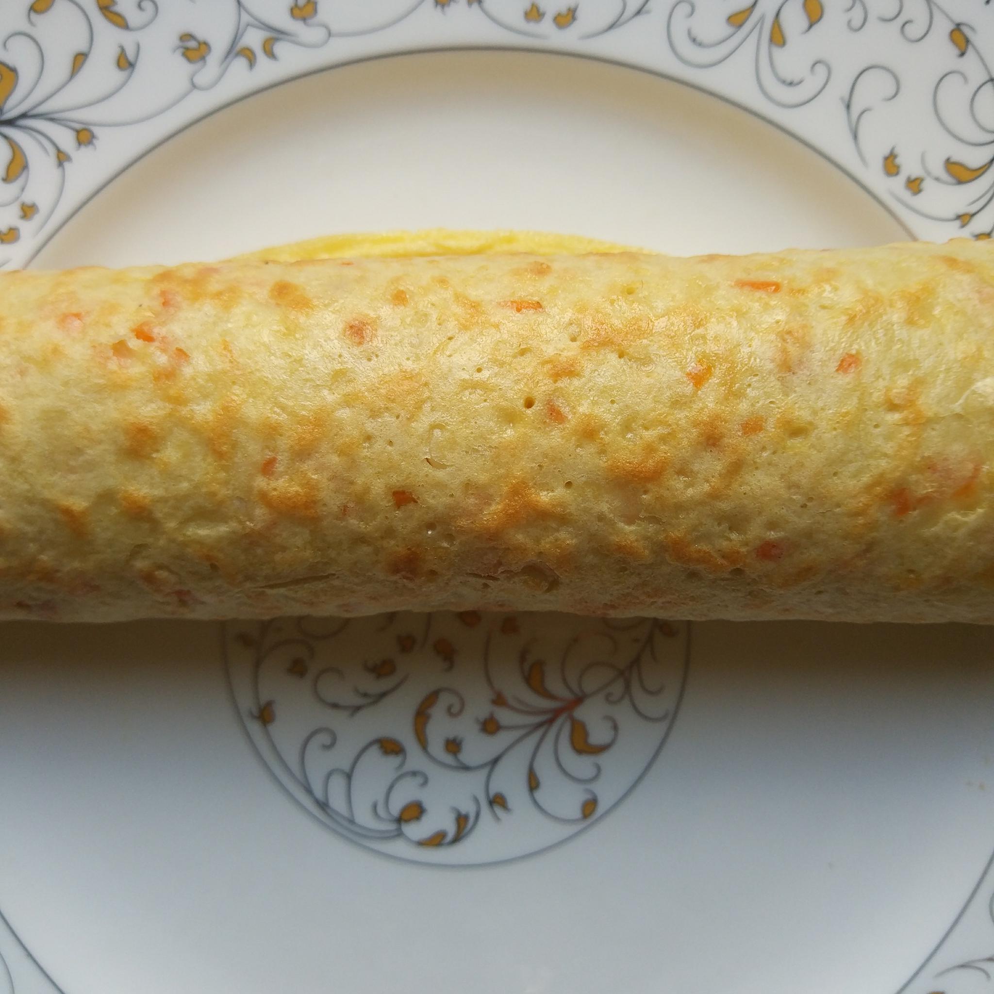 金针菇肉松鸡蛋卷,不一样酥香早餐体验!