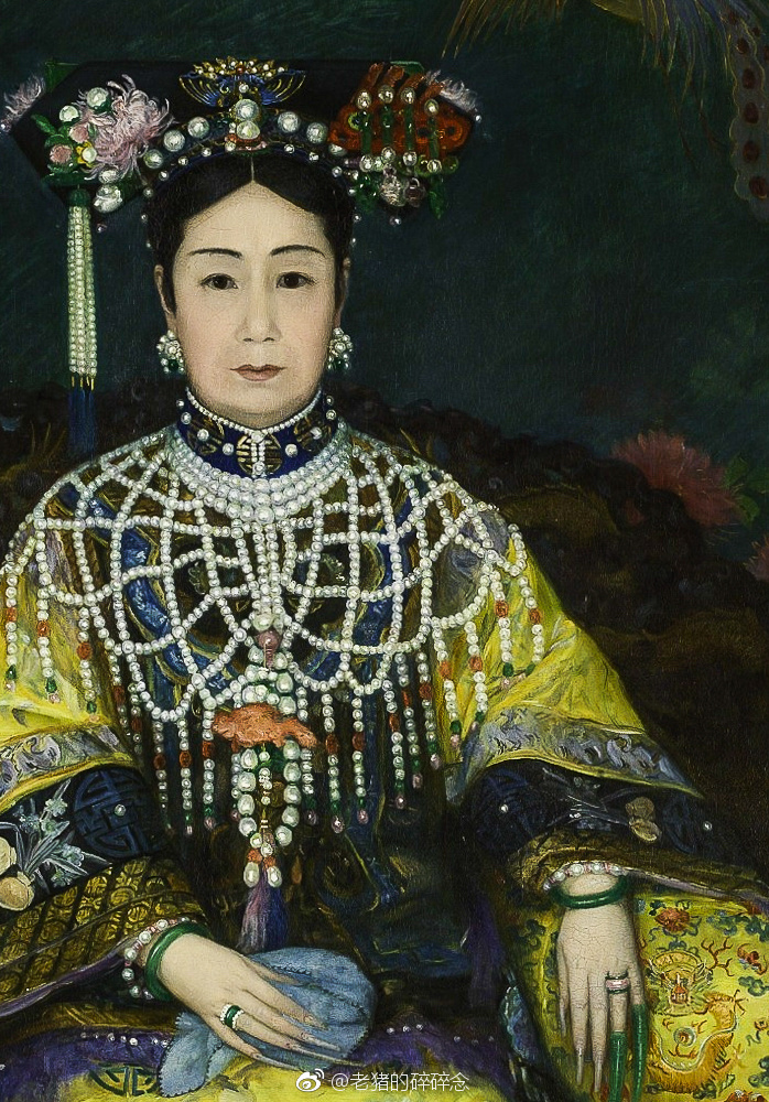 慈禧皇太后的油画