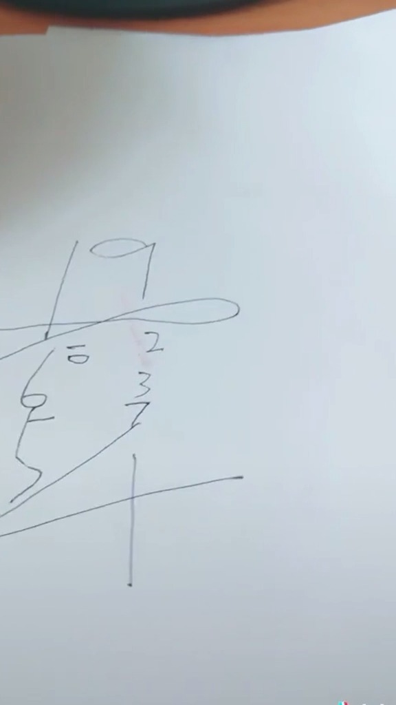 用数字1-10画出一个人!数学与画画的完美结合!