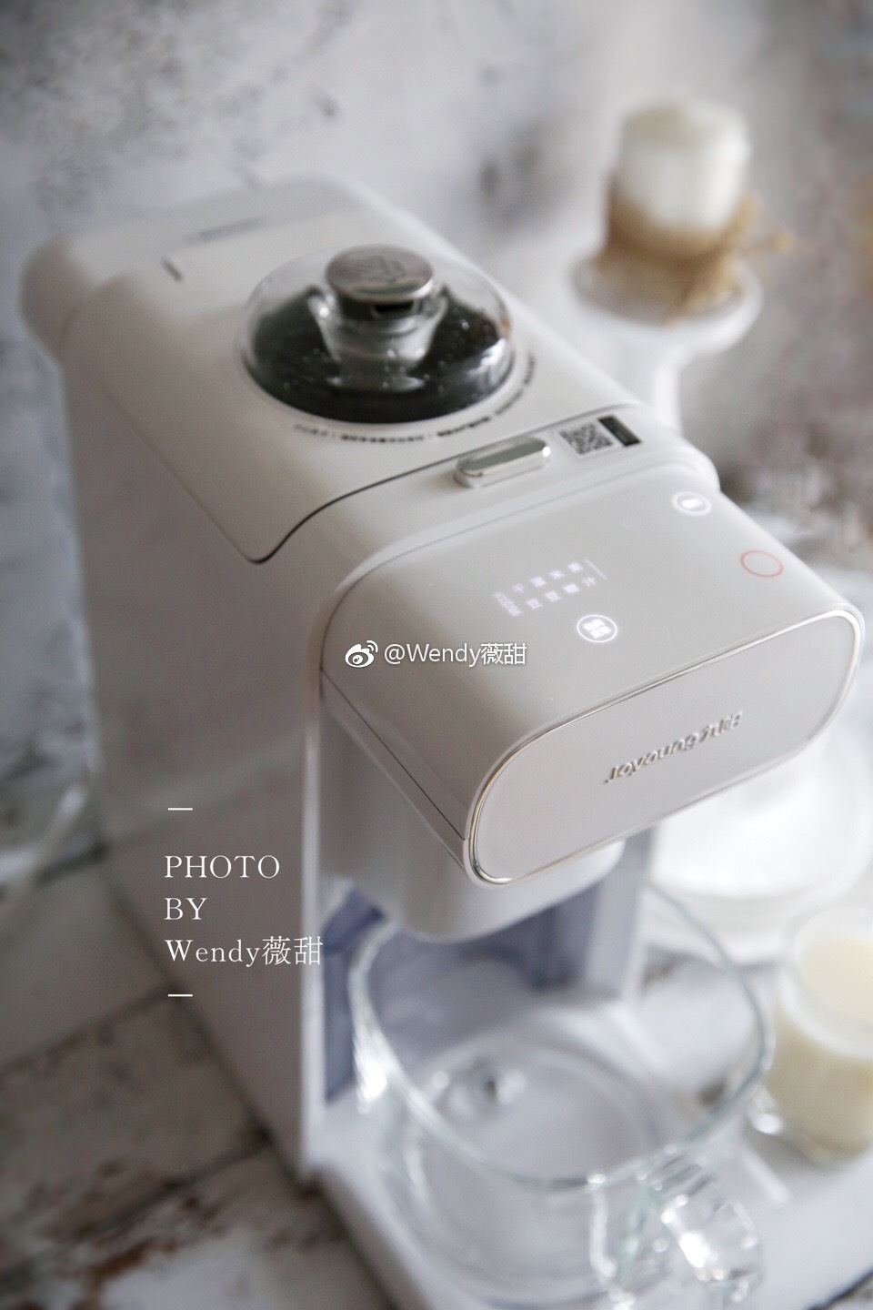 饭后有点嘴馋,用九阳k61无人豆浆机做个小米