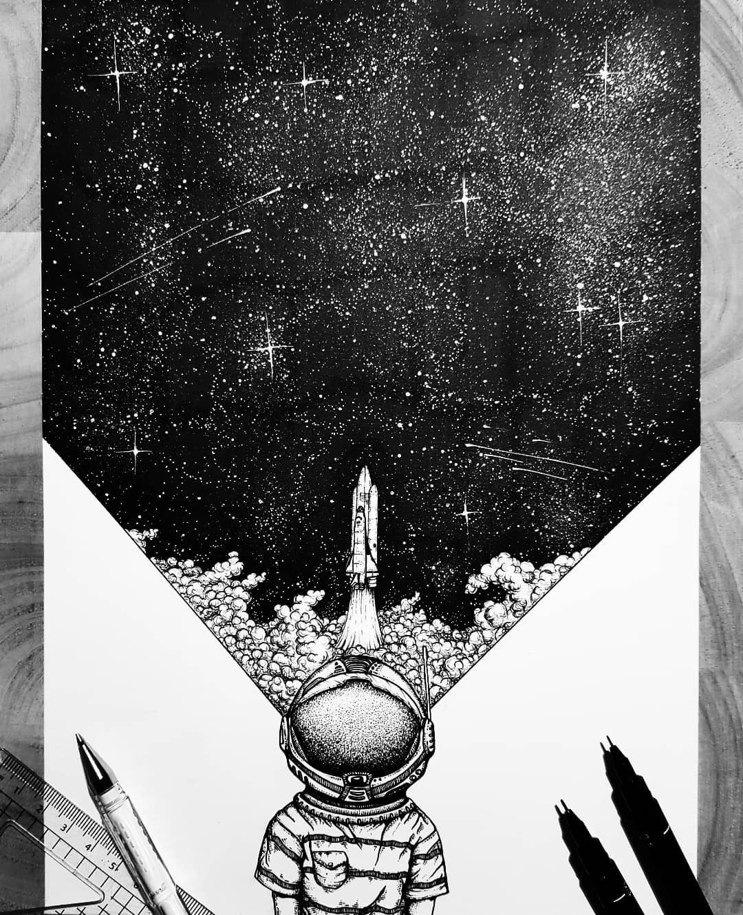 67 67676767grant abernethy 星空黑|星空|插画_新浪新闻