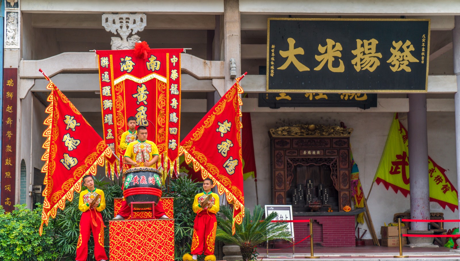 佛山南海黄飞鸿狮艺武术馆,狮艺在这里传承