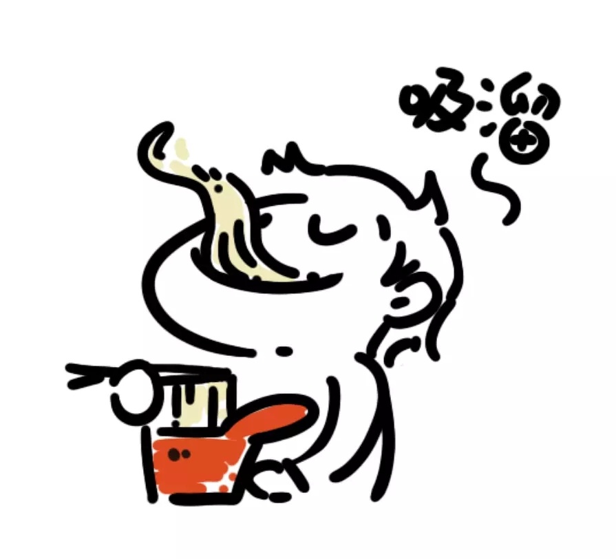 一组超全的吃货主题简笔画论一个吃货是如何养成的来自画师你兔崽