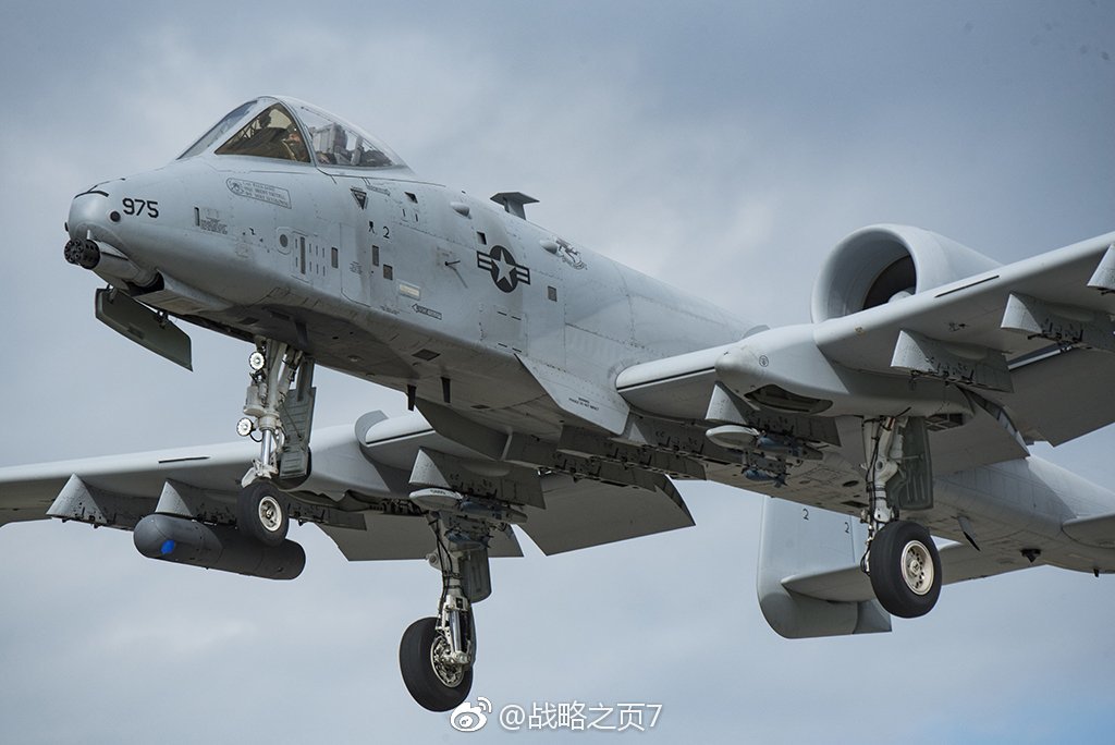 近日美国密歇根州空中国民警卫队107战斗机中队a10c攻击机在爱沙尼亚