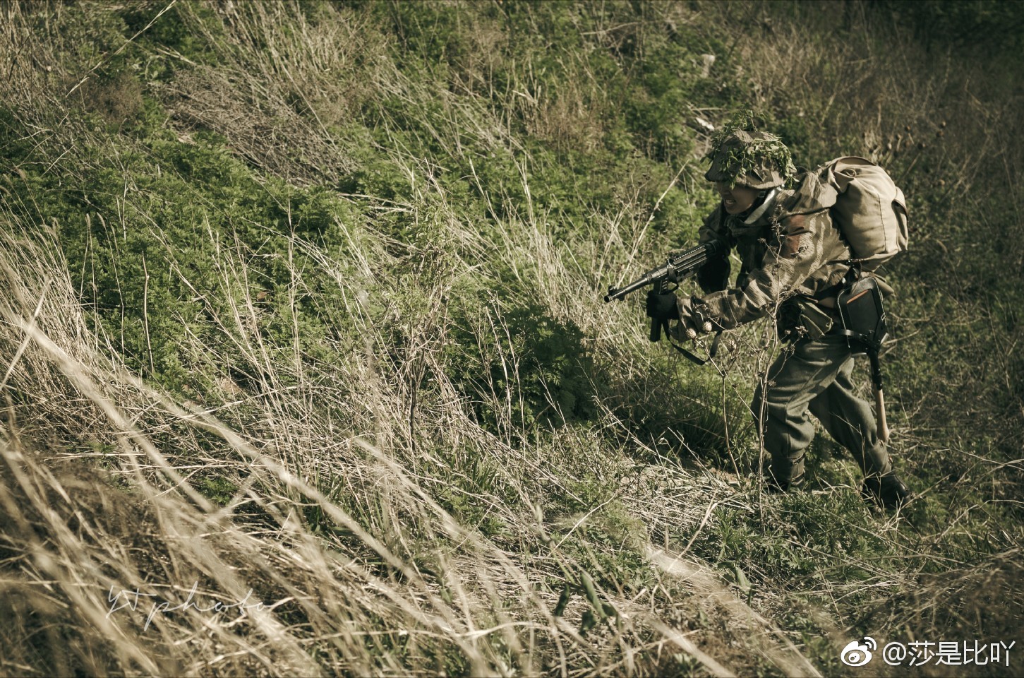 客片分享.军迷cos德国国防军第一山地师第98山地步兵团的战士
