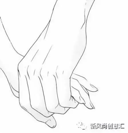 【动漫教程】初学者手部绘画教程,动漫线稿。