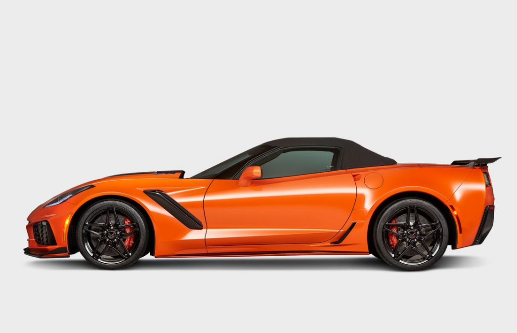 2019年雪佛兰corvette zr1敞篷双门跑车的最高时速为212英里