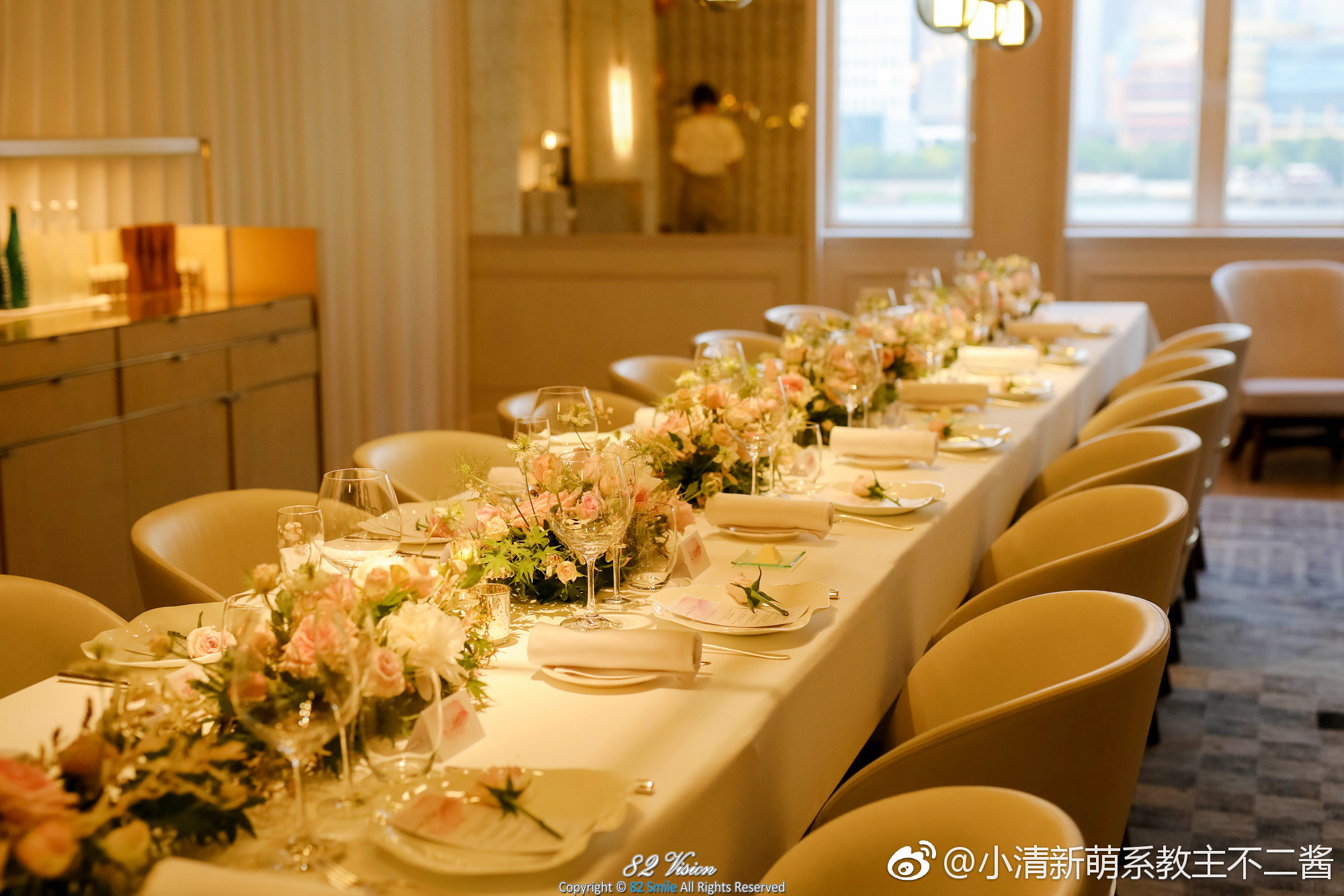 jean-georges餐厅生日晚宴场景&布置拍摄