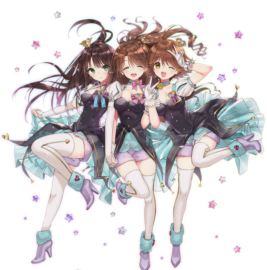 动漫高清壁纸,图1可爱的双胞胎,图2艳全场,你喜欢哪张呢|二次元