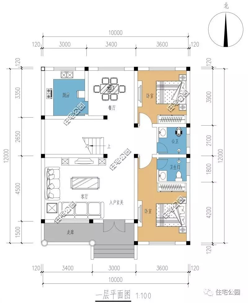 6套宽10米小户型别墅多建一层花6万农村到底3层好还是2层好