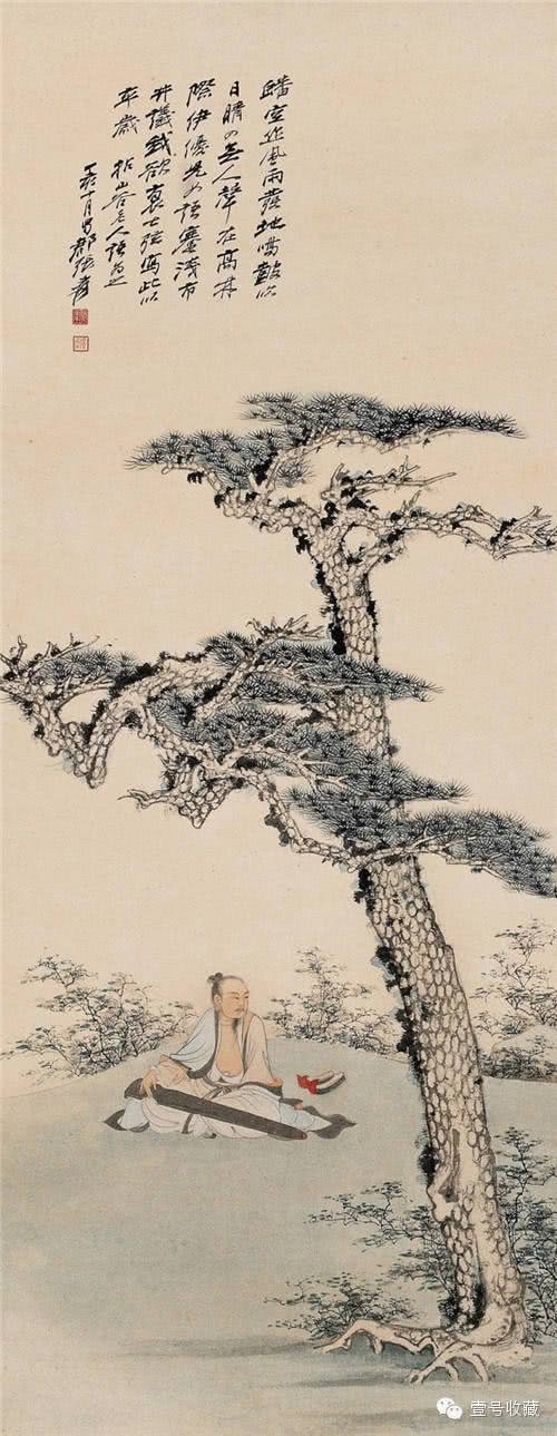 抚琴图蕉荫遣暑图李杜联吟图柳岸觅句图柳下高士图五,张大千——泼墨