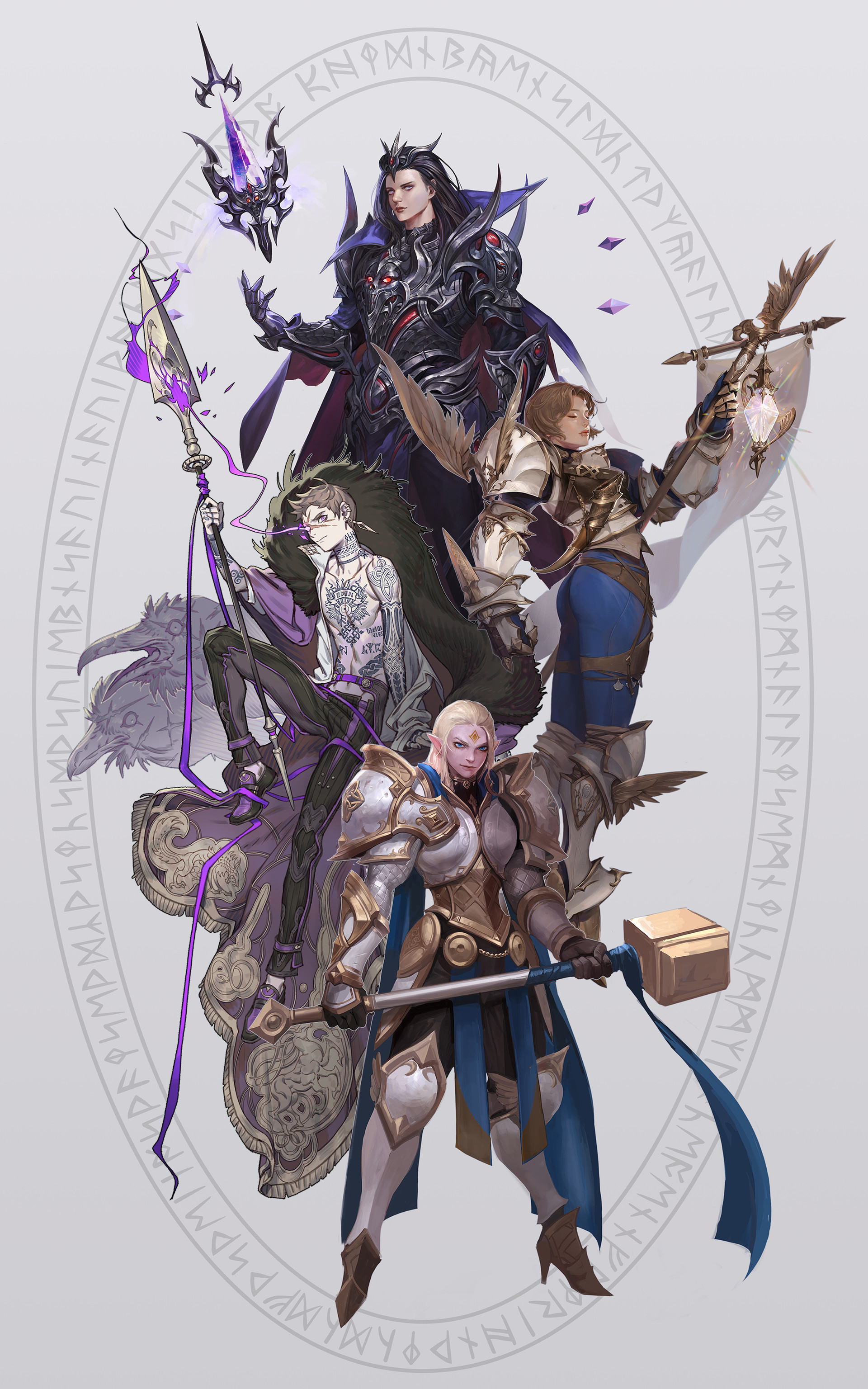 北欧神话中的四个神分别是thorodinvalkyrie和loki