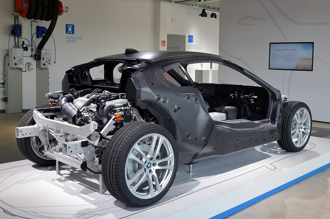 宝马i8和i3为宝马碳纤维车架的试验田.