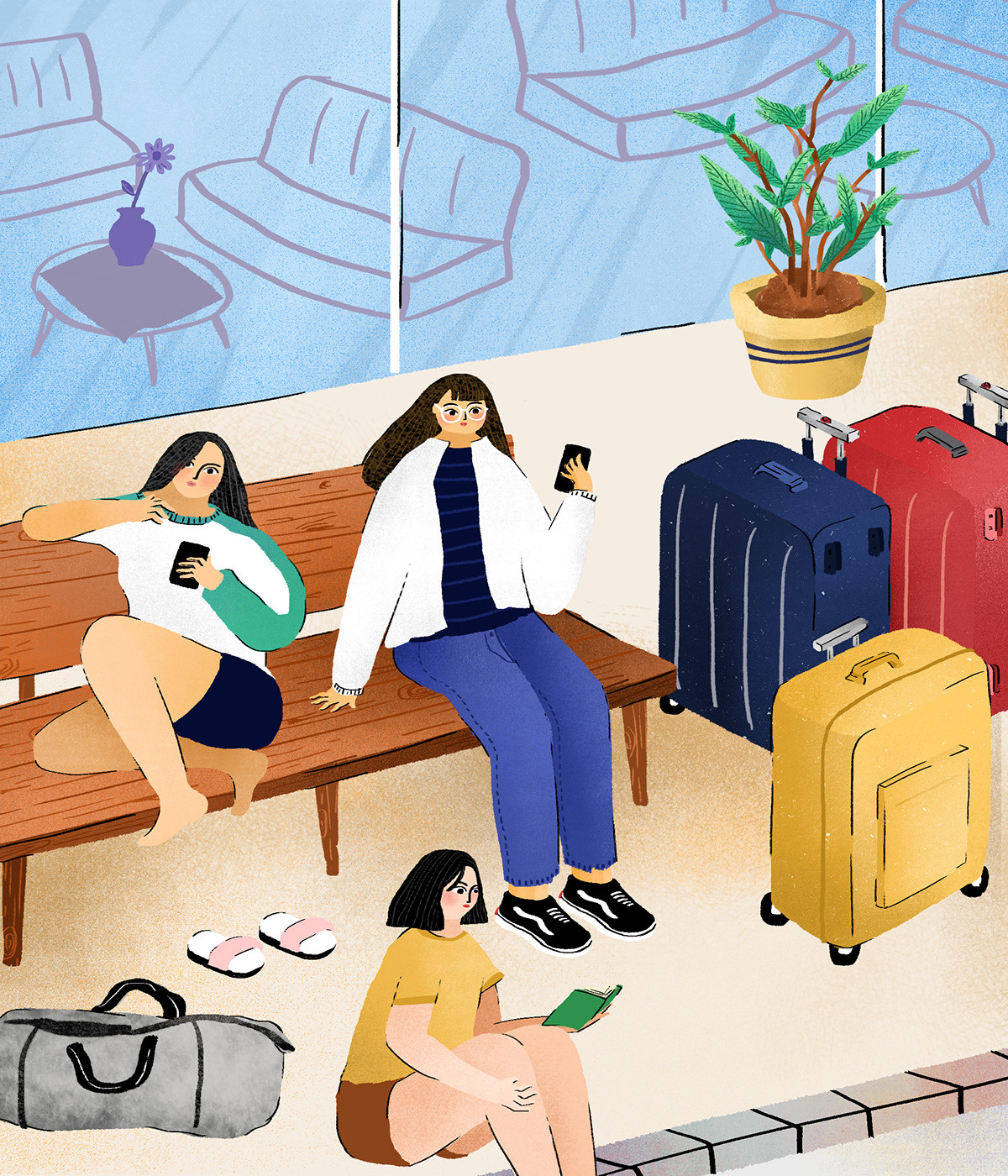 插画| 曼谷的留学生用插画记录自己的留学生活!by-泰国曼谷22mm