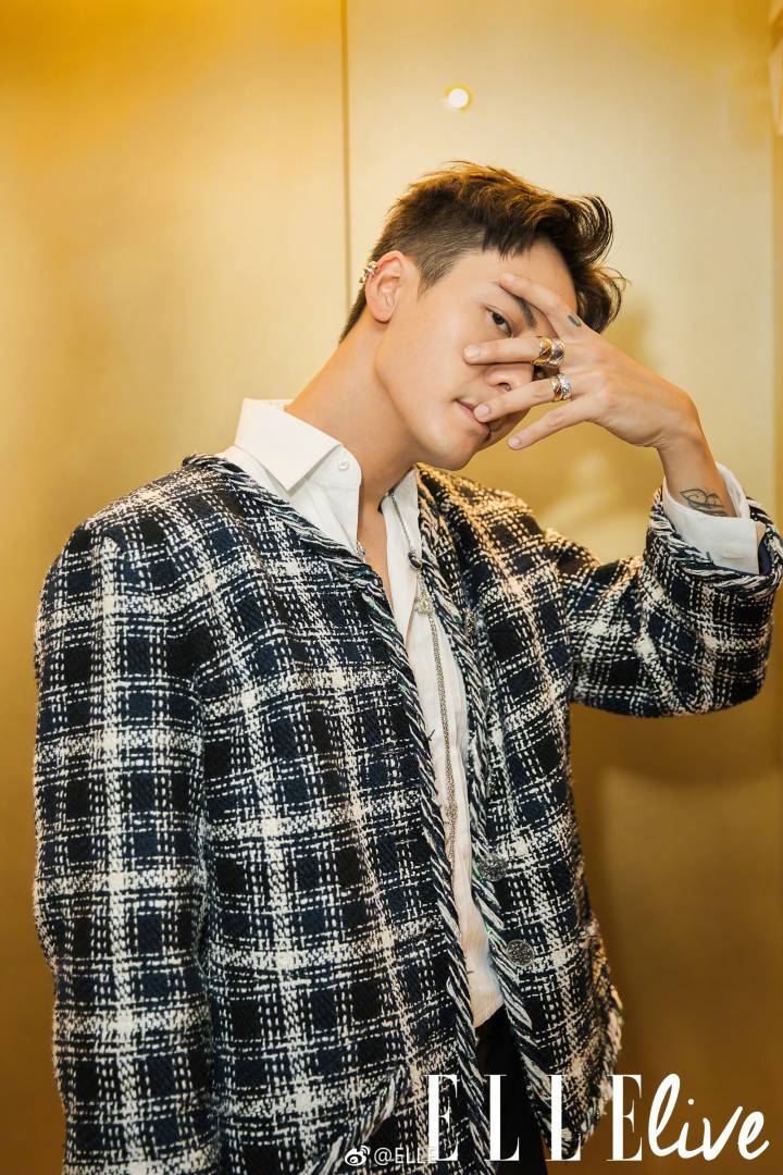 陈伟霆最新写真大片,身着格子外套,各种撩人姿势
