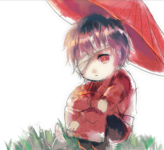 花城,因为天生一目红瞳,被人视作不祥,年幼时就历经苦楚.