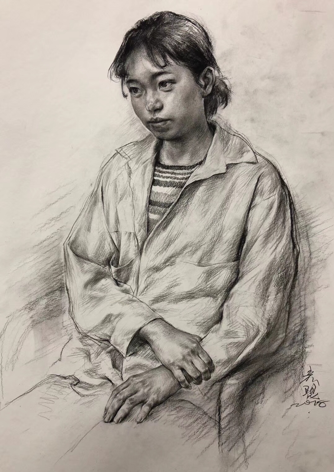 杭州素描名师彦琨素描作品欣赏