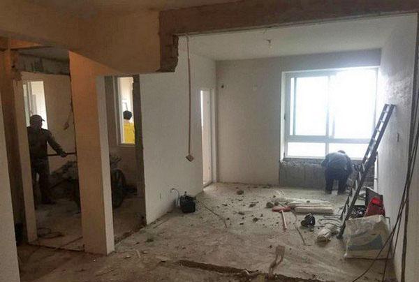 两户打通成一户我的婚房装修全程纪录