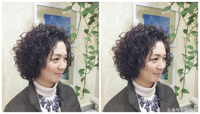 55岁大姐烫了洋气烫,感觉好年轻,相当满意|大姐|发型|刘丽丽_新浪新闻