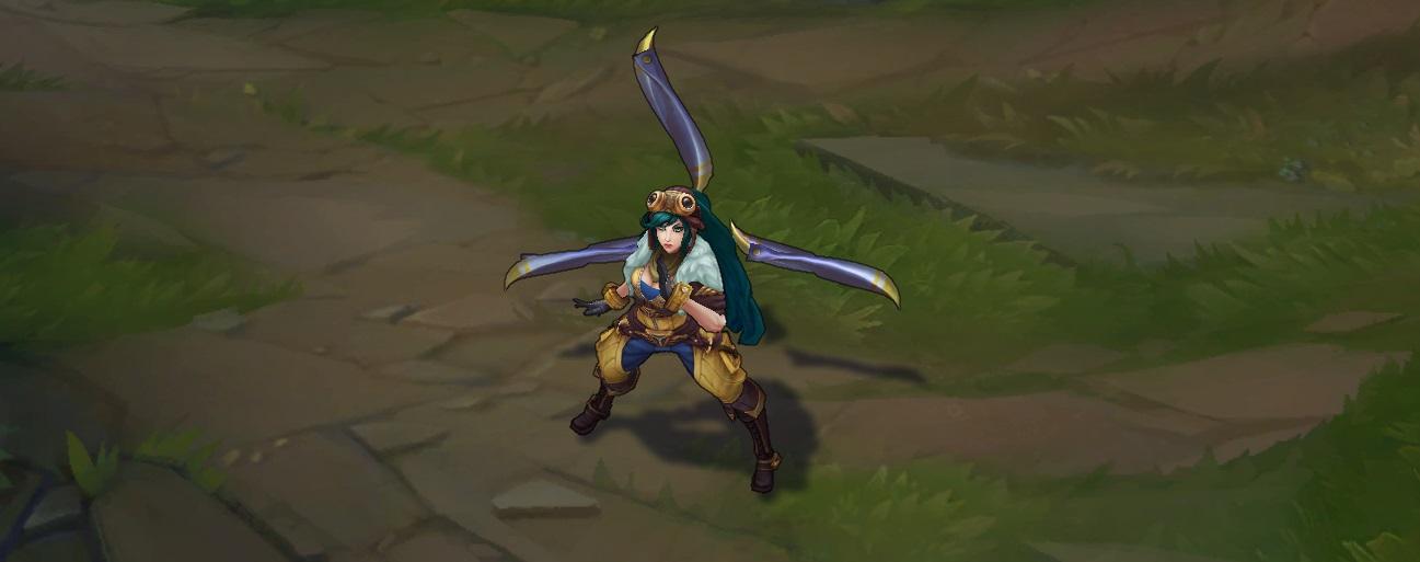 原画修改: 对比动图: 而除了这款皮肤之外,今天测试服也对自由之翼这