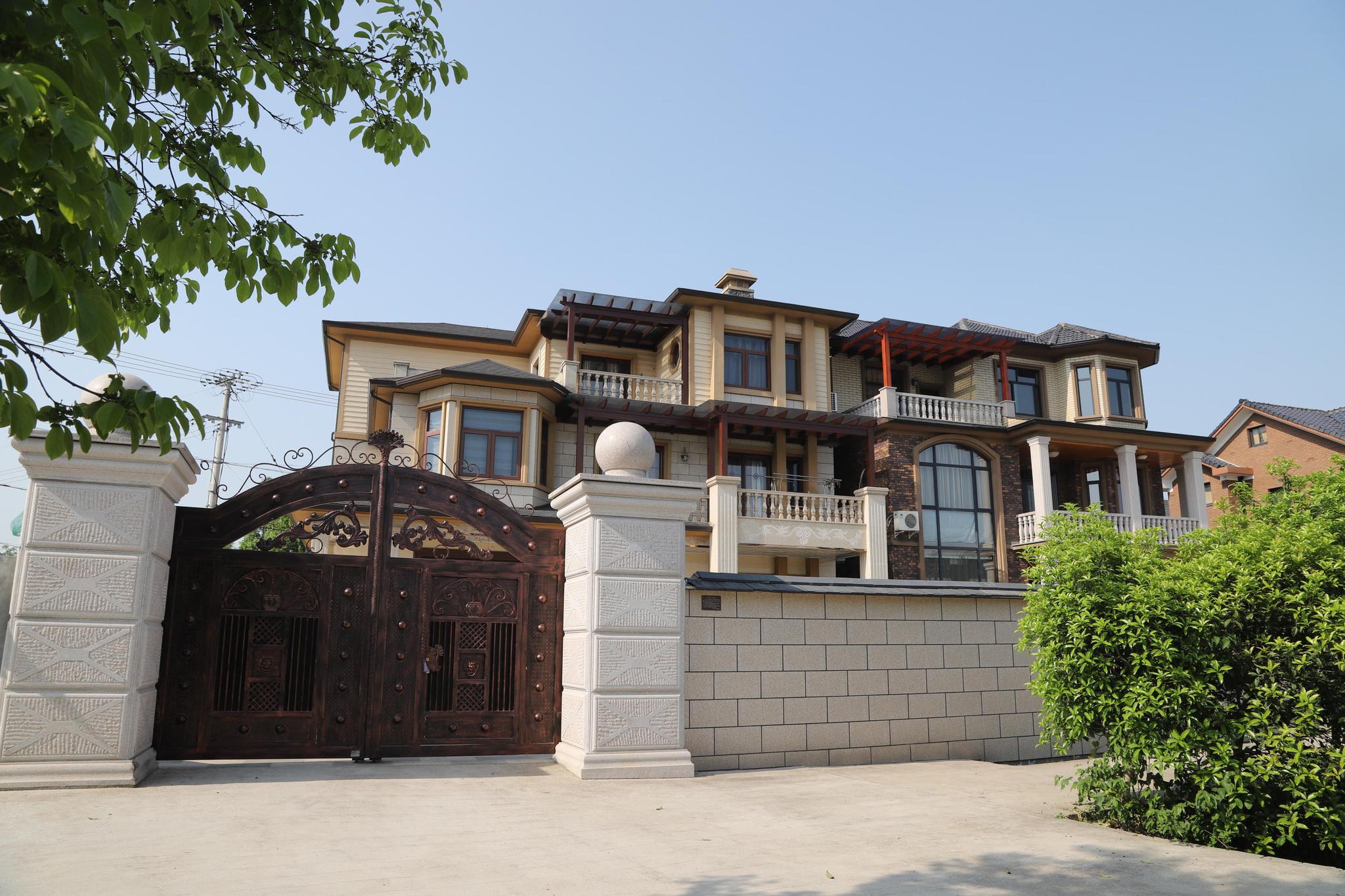 实拍杭州农民奢华自建房家家别墅户户庭院令城里人羡慕