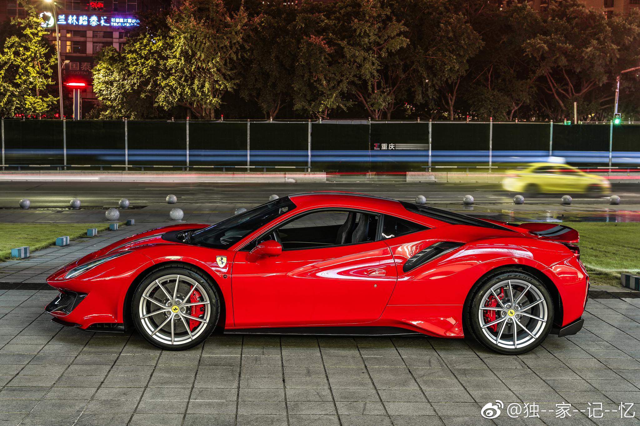 ferrari488pista车展外看个法拉利可好